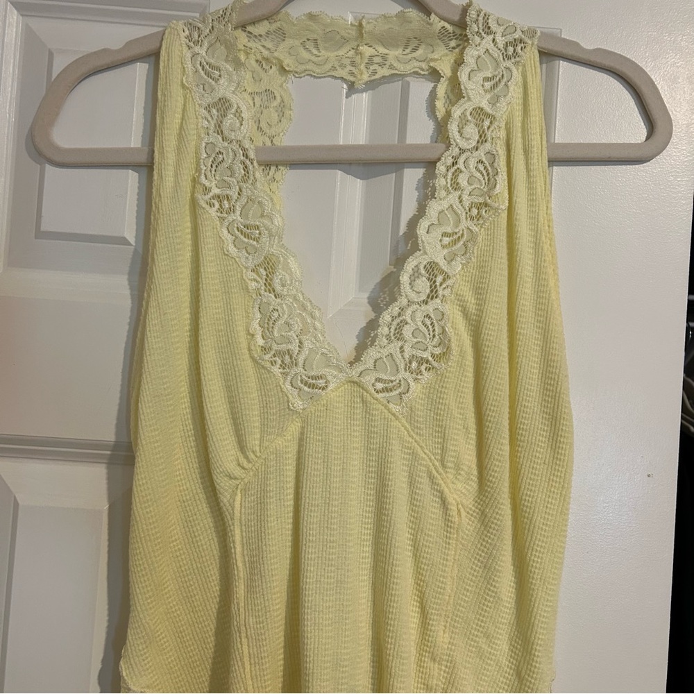 Free people lace tank top